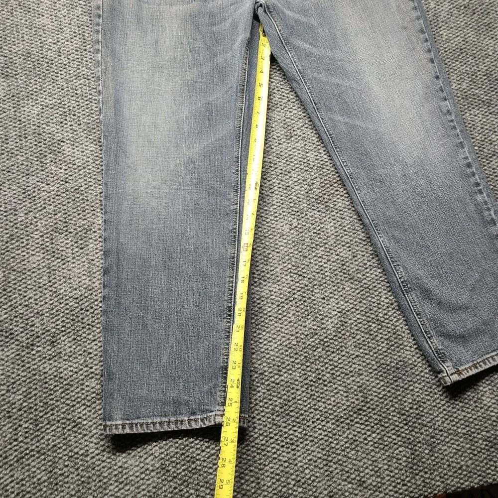 Y2k Levi Strauss Signature Jeans Mens 40x30 Blue Athletic Fit Denim Light Wash